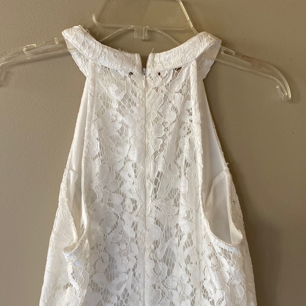 She + Sky White Lace Dress. Size Small - Picture 5 of 7